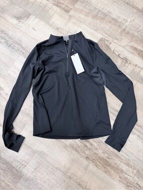 CALIA by Carrie Underwood Black Long Sleeve Quarter Zip Athletic Top